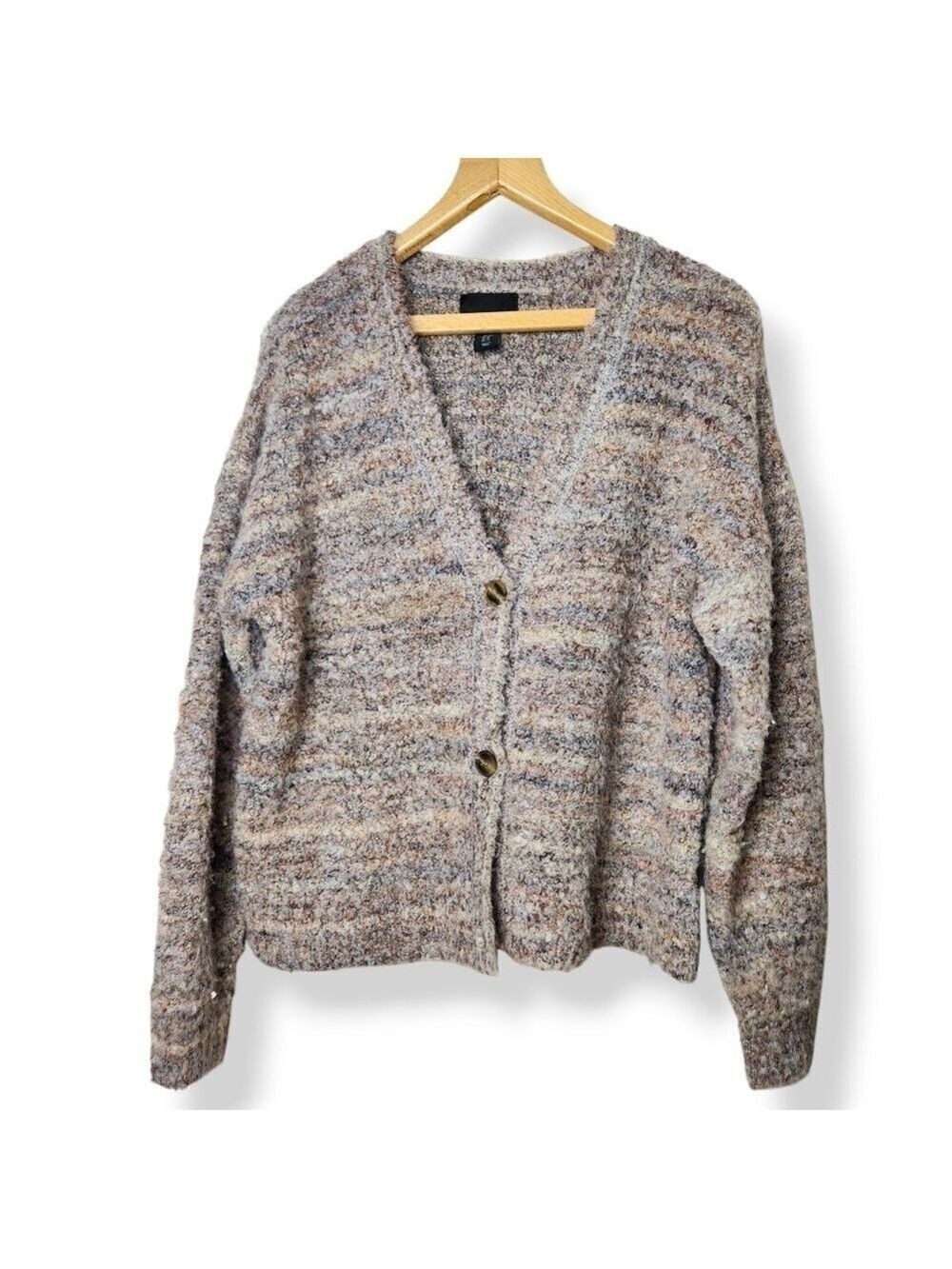 Cynthia Rowley Button Front V Neck Cardigan XLarge